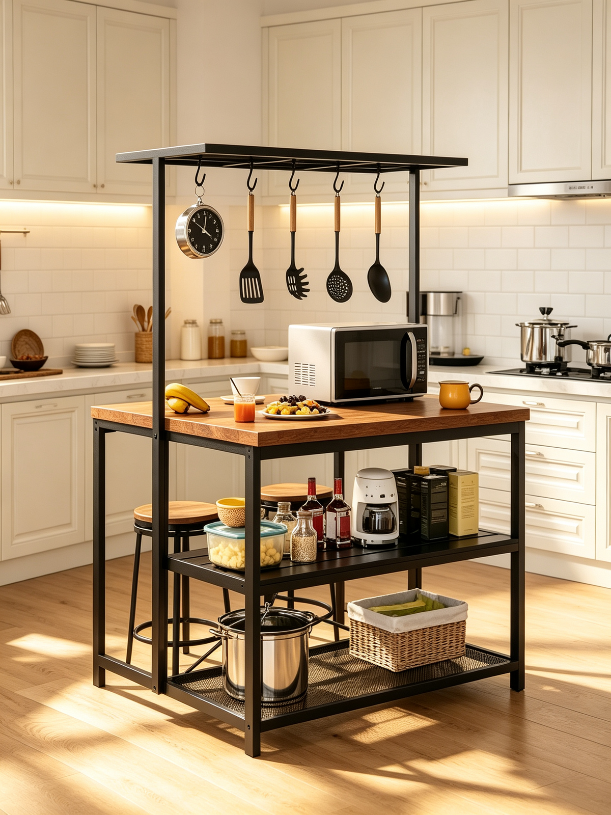 3-Tier Kitchen Island