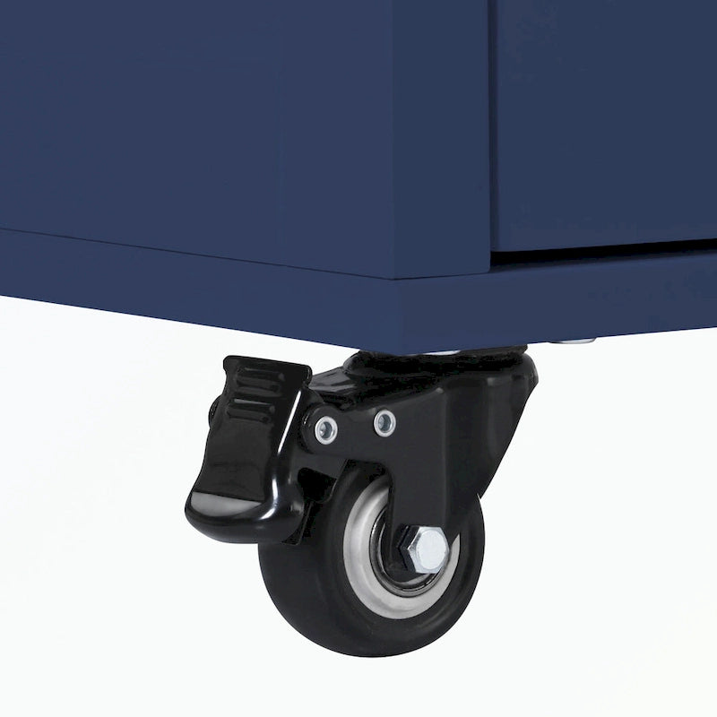 Kitchen Cart with Rubber Wood Countertop