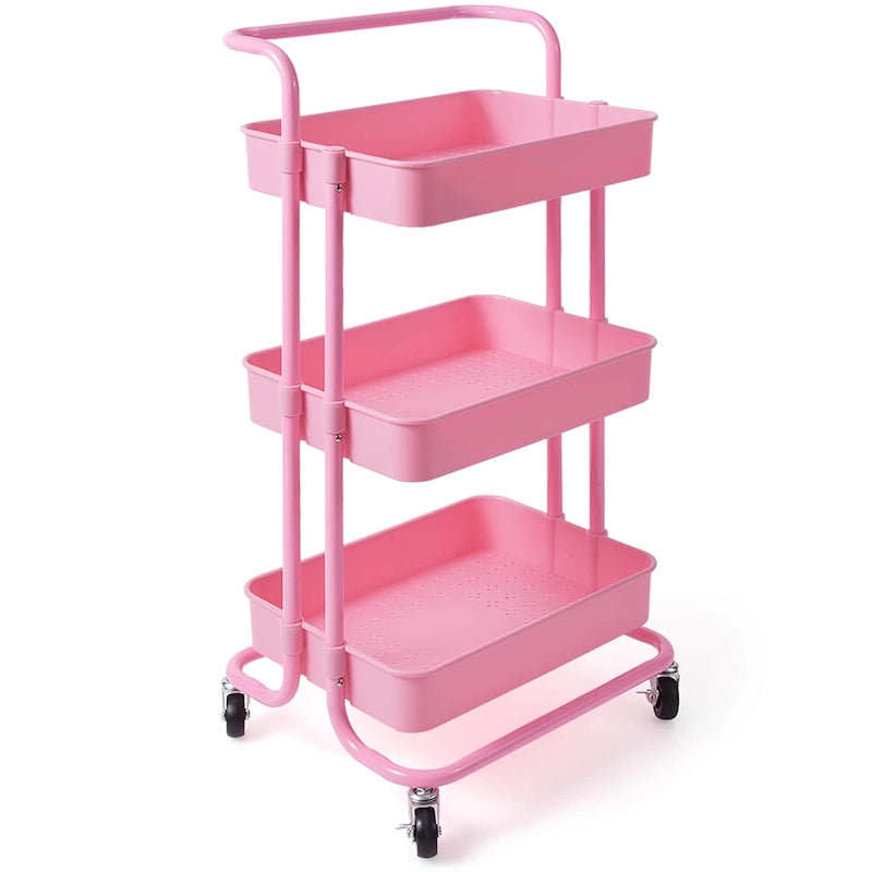 3-Tier Rolling Cart with Casters