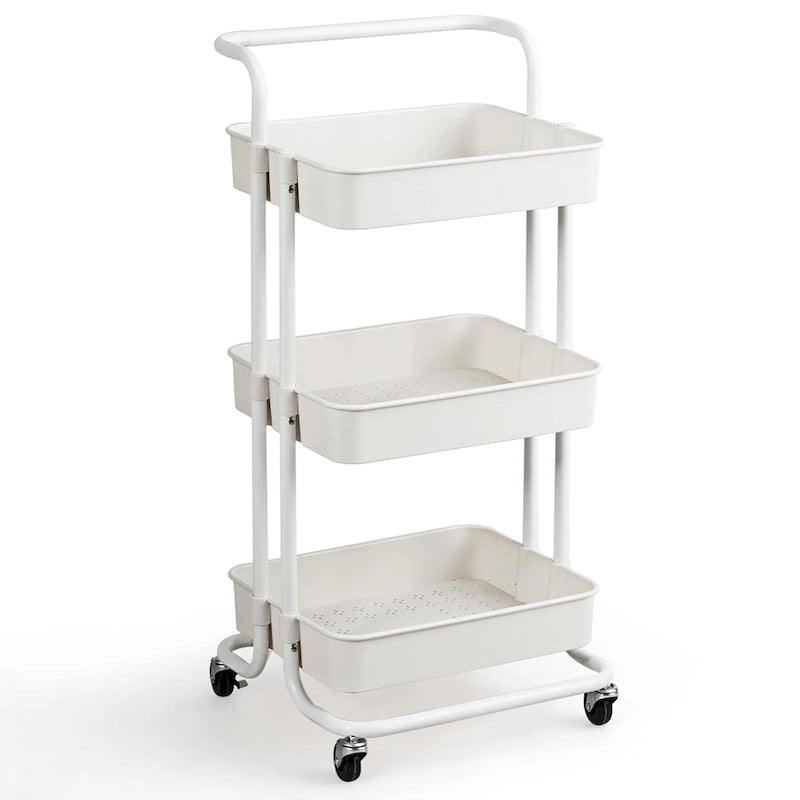 3-Tier Rolling Cart with Casters