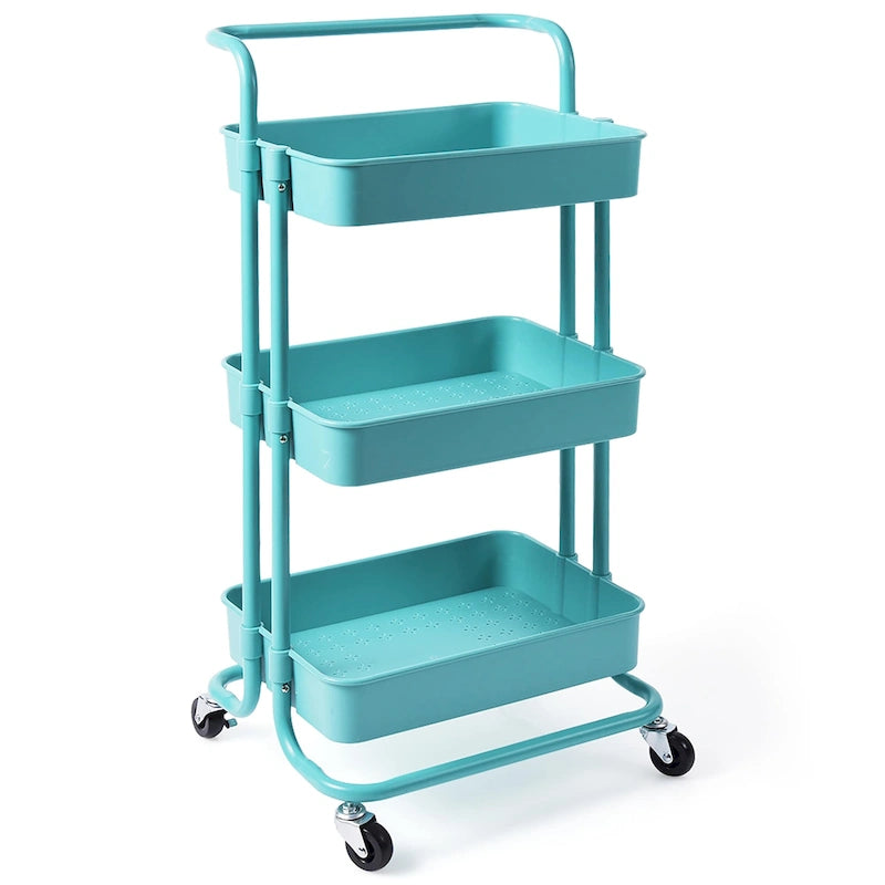 3-Tier Rolling Cart with Casters