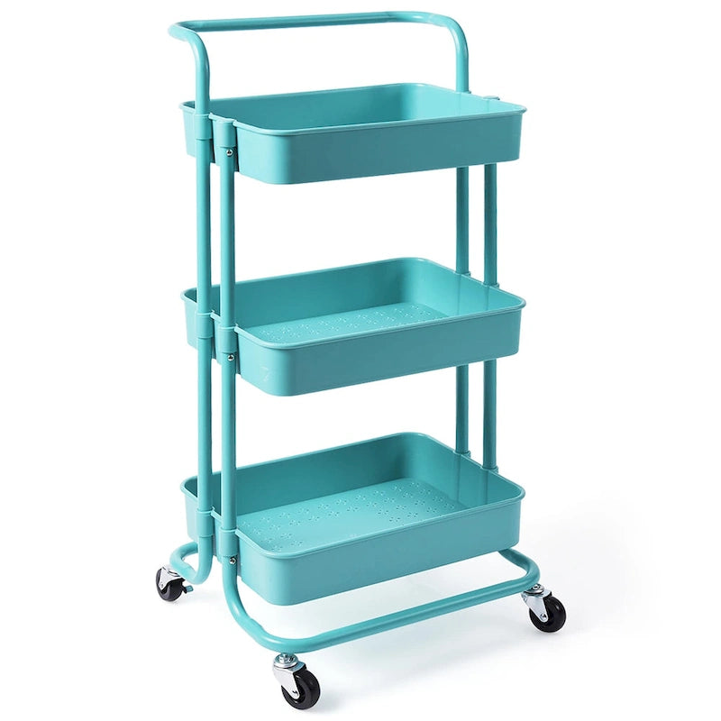 3-Tier Rolling Cart with Casters