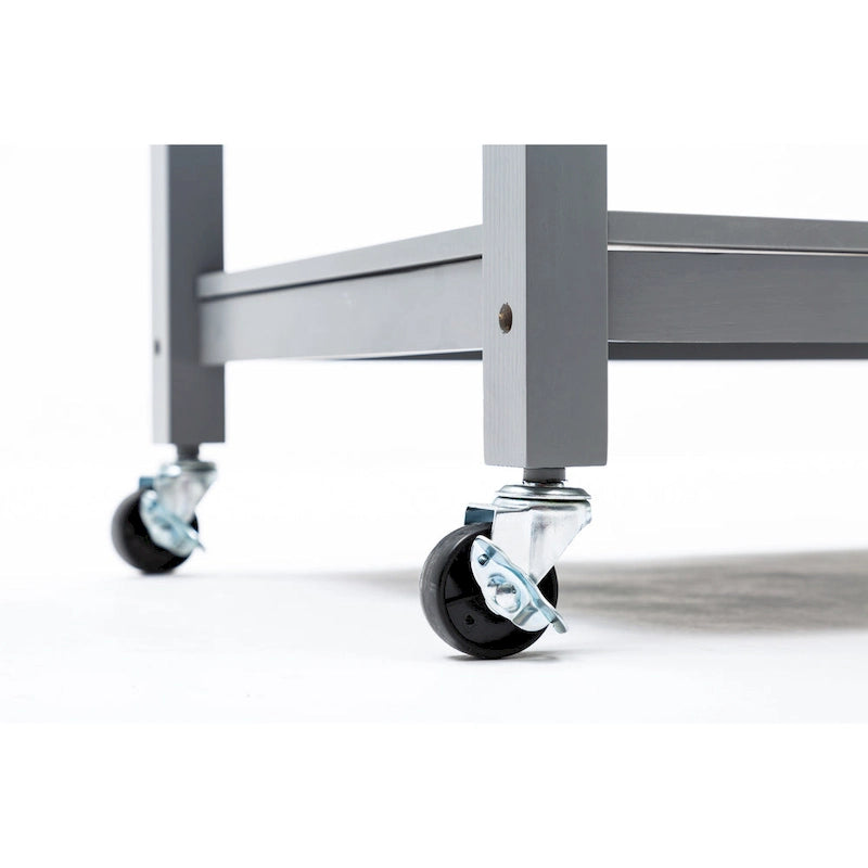 Kitchen Cart With Stainless Steel Top