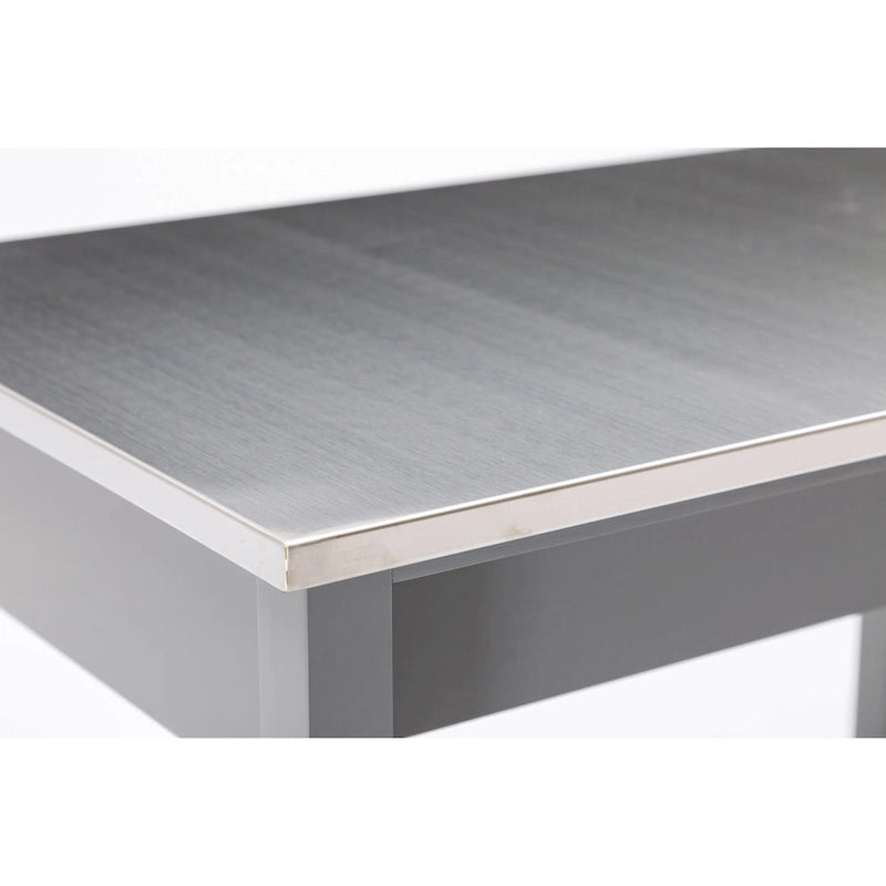 Kitchen Cart With Stainless Steel Top