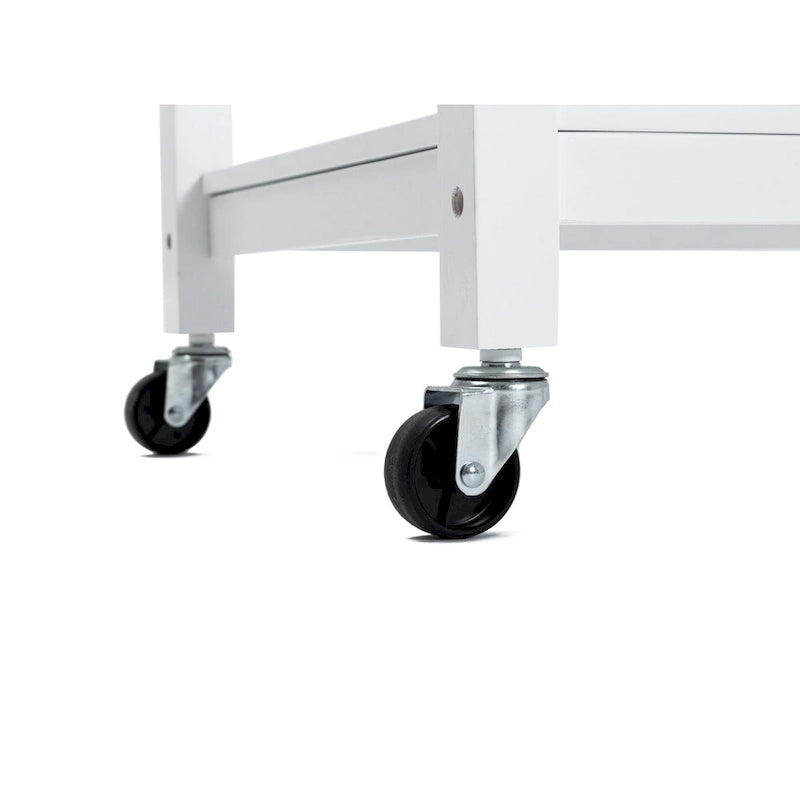 Kitchen Cart With Stainless Steel Top