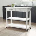 Crosley Full Size Granite Top Kitchen Prep Cart - 43W x 17D x 35H