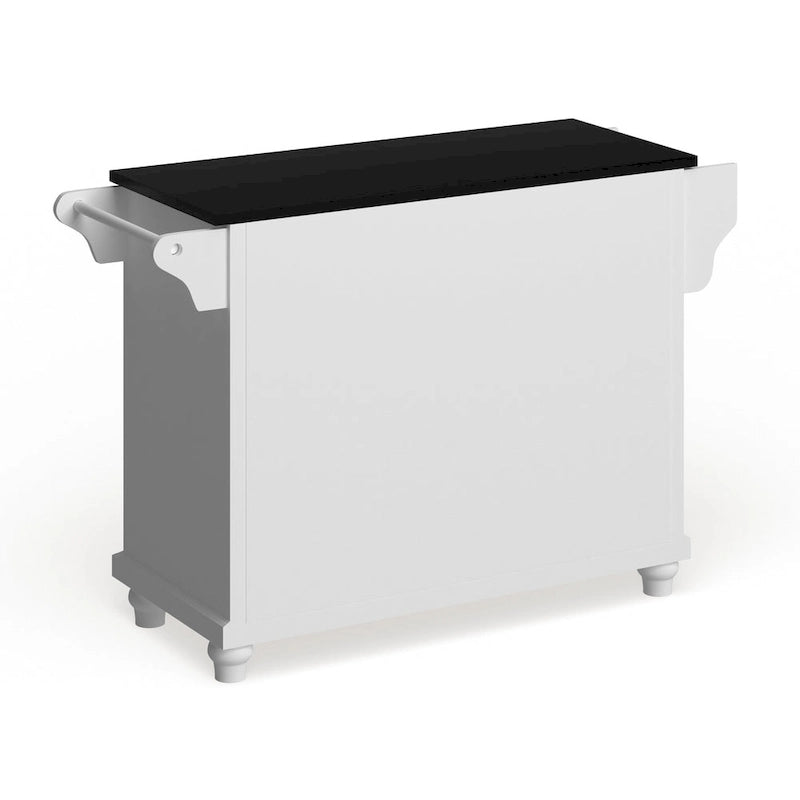 Granite Top Full Size Kitchen Island - 18"D x 51.5"W x 36"H