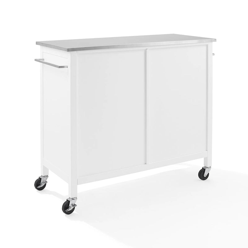 Stainless Steel Top Kitchen Island - 18.13d x 42.13w x 37.5h