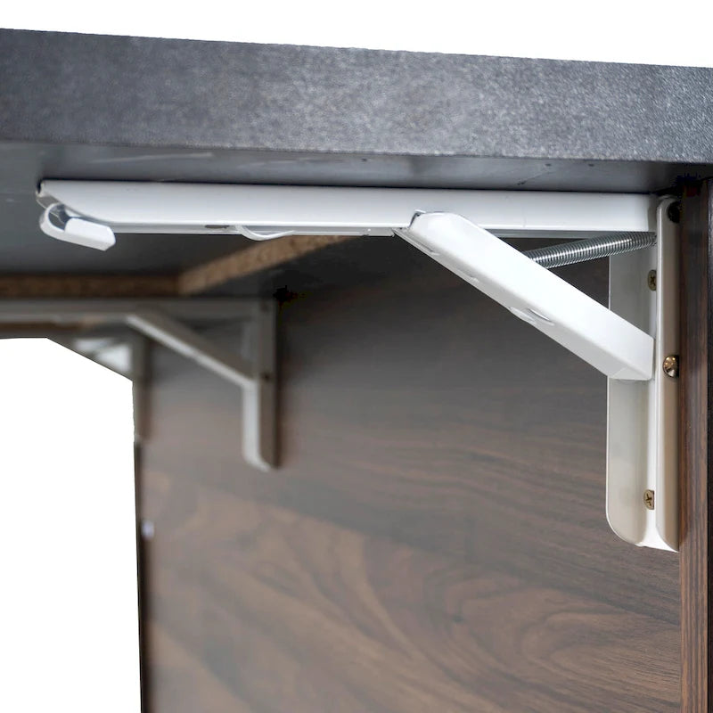 Kitchen Island Cart with Trash Can Storage