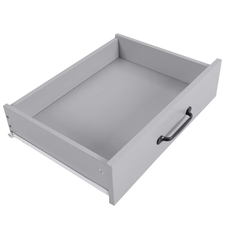 Kitchen Island Cart with Trash Can Storage