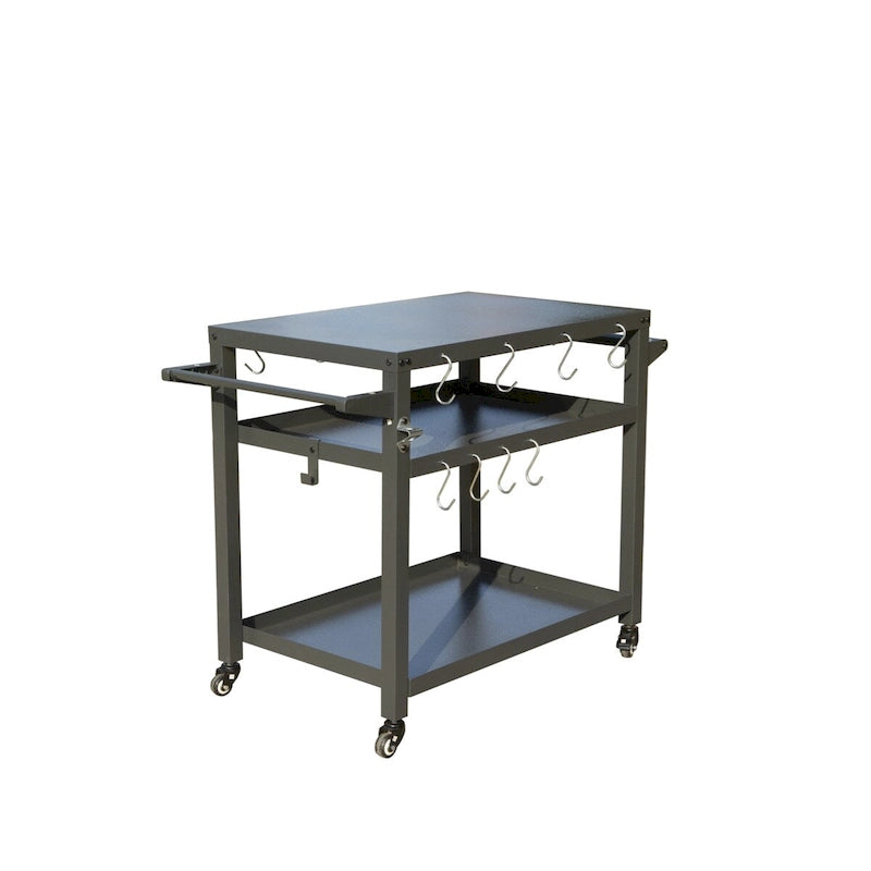 3-Shelf Outdoor Grill Cart
